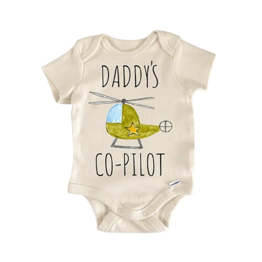 Helicopter Airplane Pilot Newborn Baby Onesie®