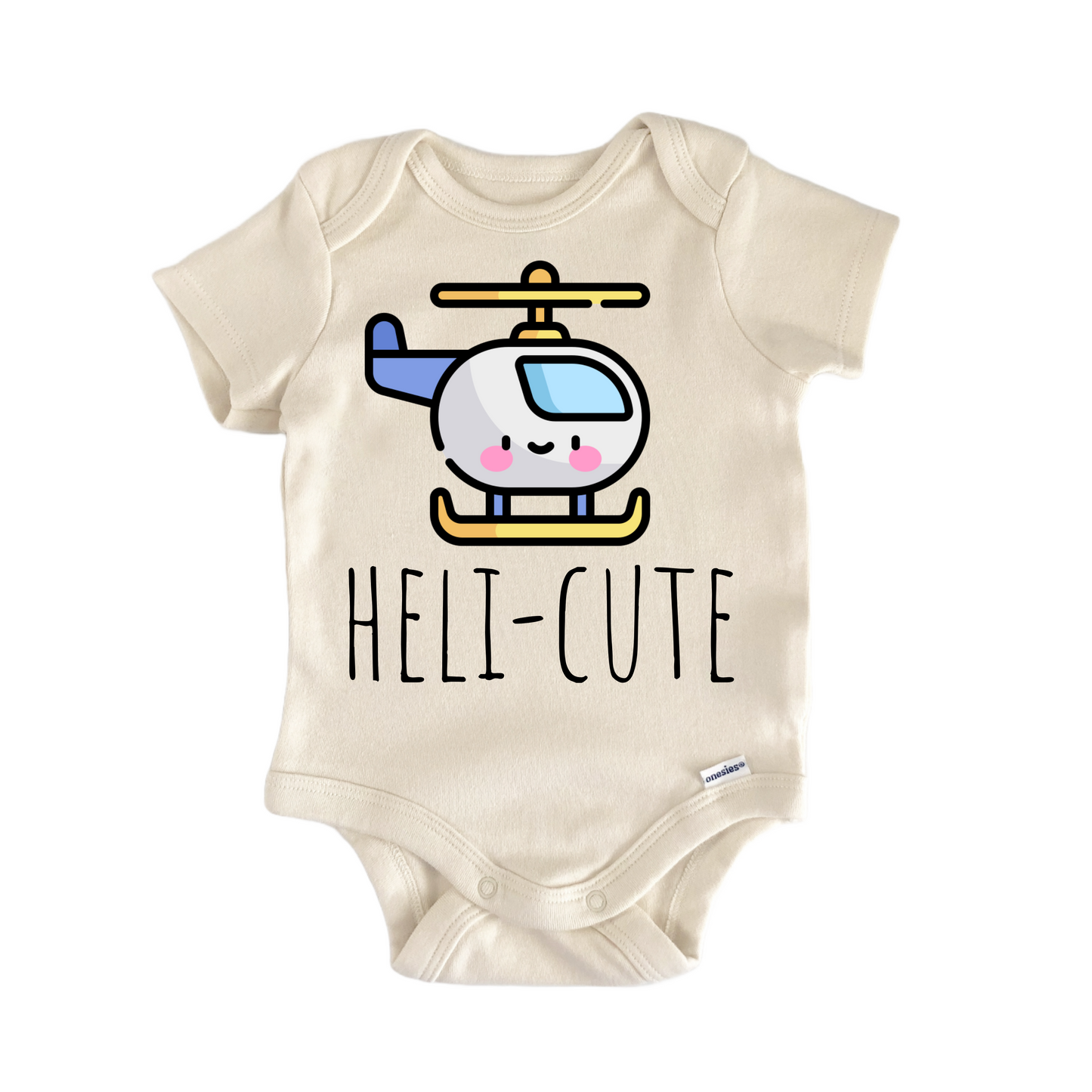 Helicopter Kawaii Pilot Newborn Baby Onesie® Onesie®