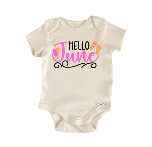 Hello June Newborn Baby Onesie®