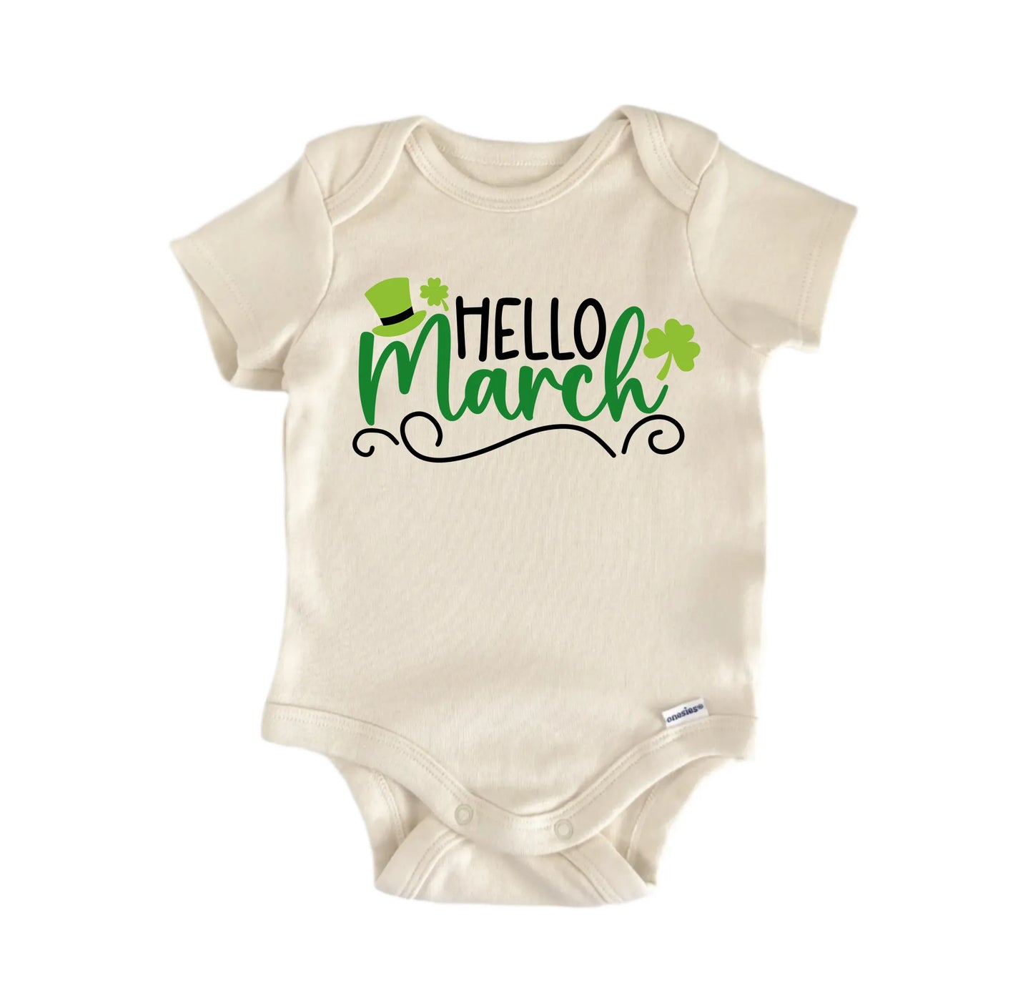 Hello March Newborn Baby Onesie® Onesie®