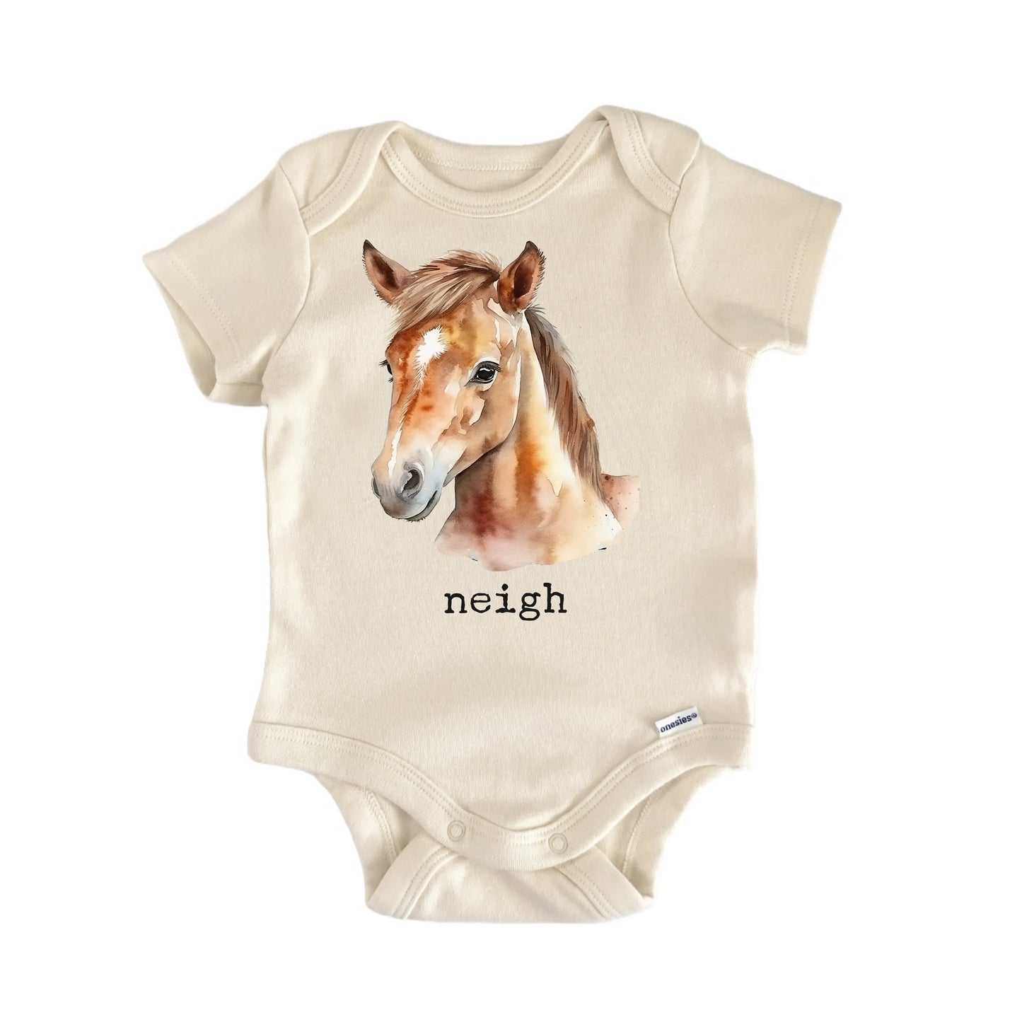 Horse Neigh Ranch Farm Newborn Baby Onesie® Onesie®