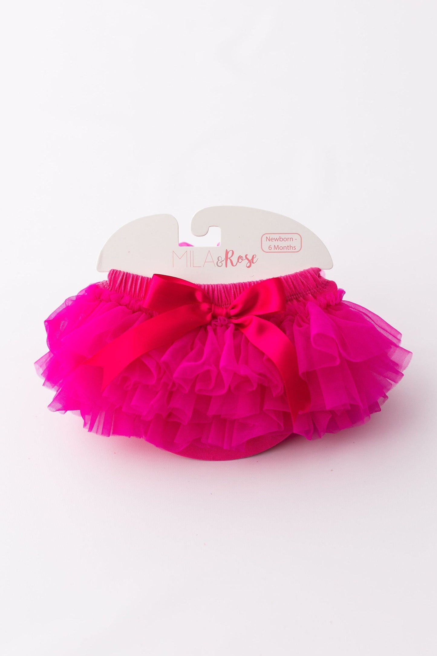 Hot Pink Ruffle Tutu Bloomer - front view