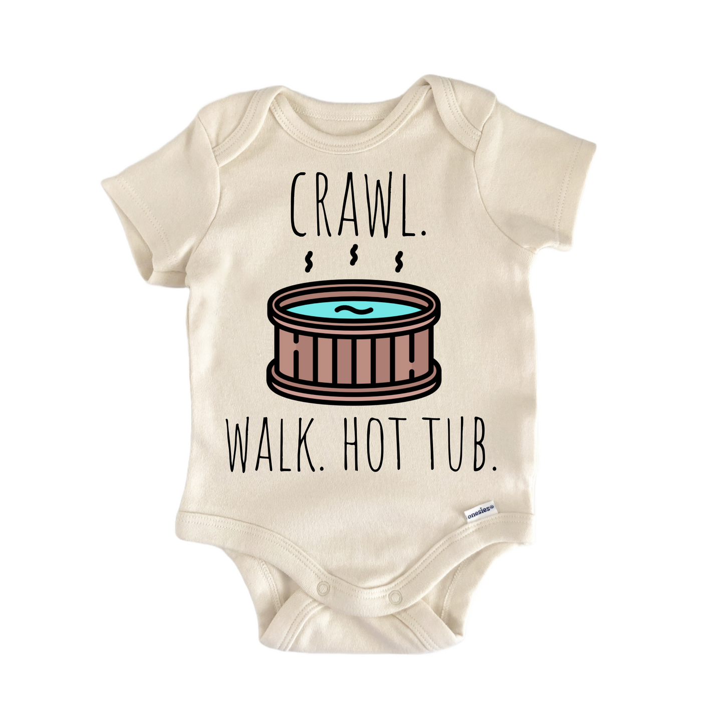 Hot Tub Bubble Jet Newborn Baby Onesie® Onesie®