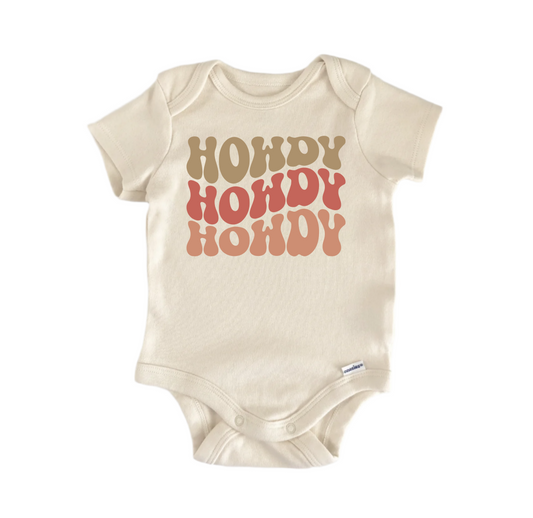 Howdy Country Western Newborn Baby Onesie® Onesie®