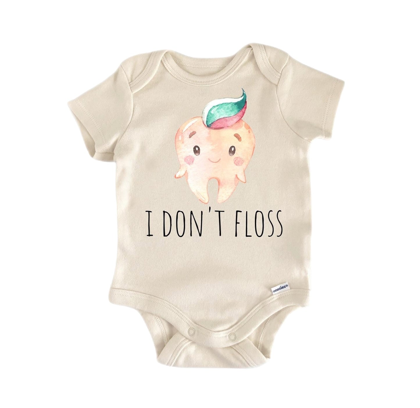 I Don't Floss Dentist Newborn Baby Onesie® Onesie®