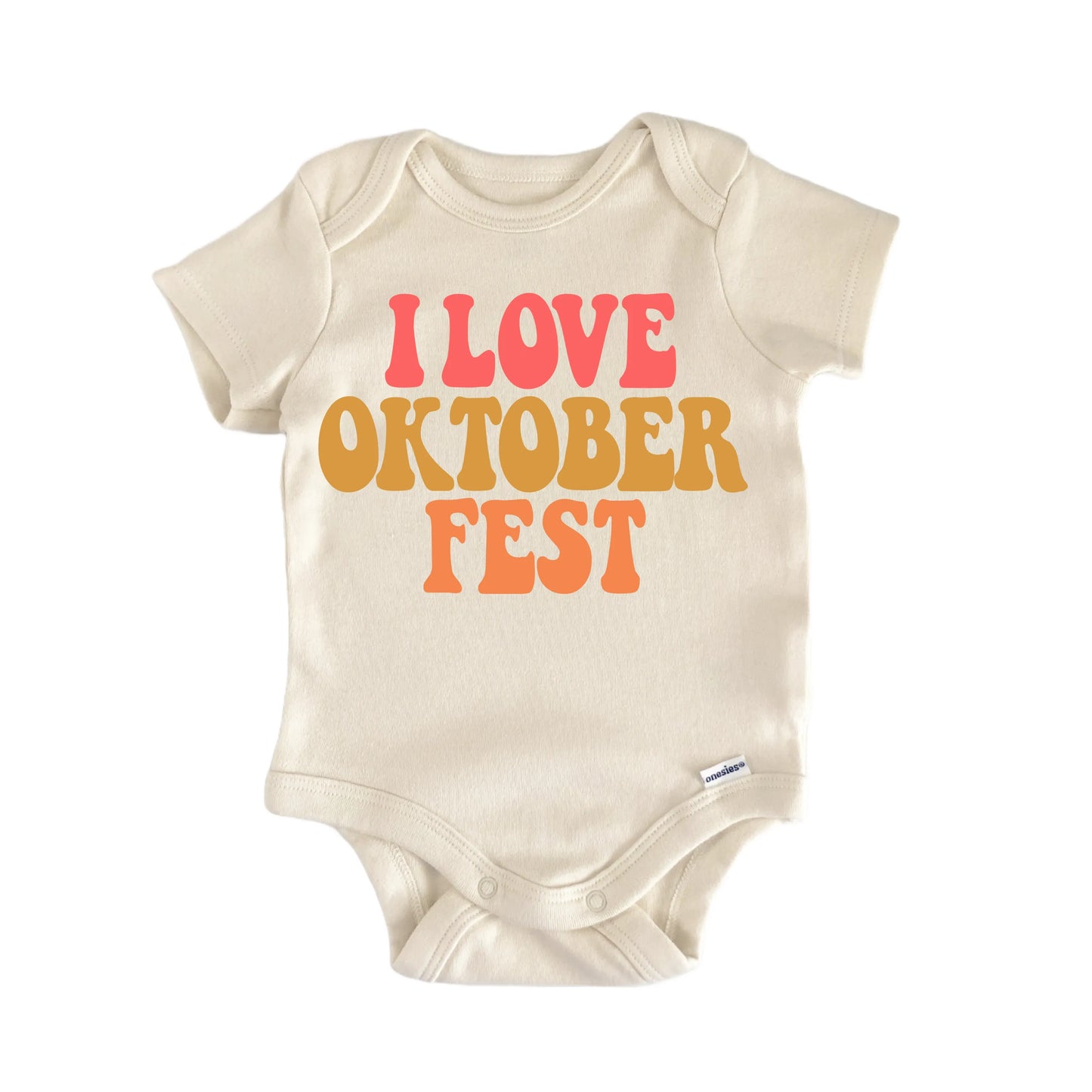 I Love Oktoberfest Newborn Baby Onesie® Onesie®
