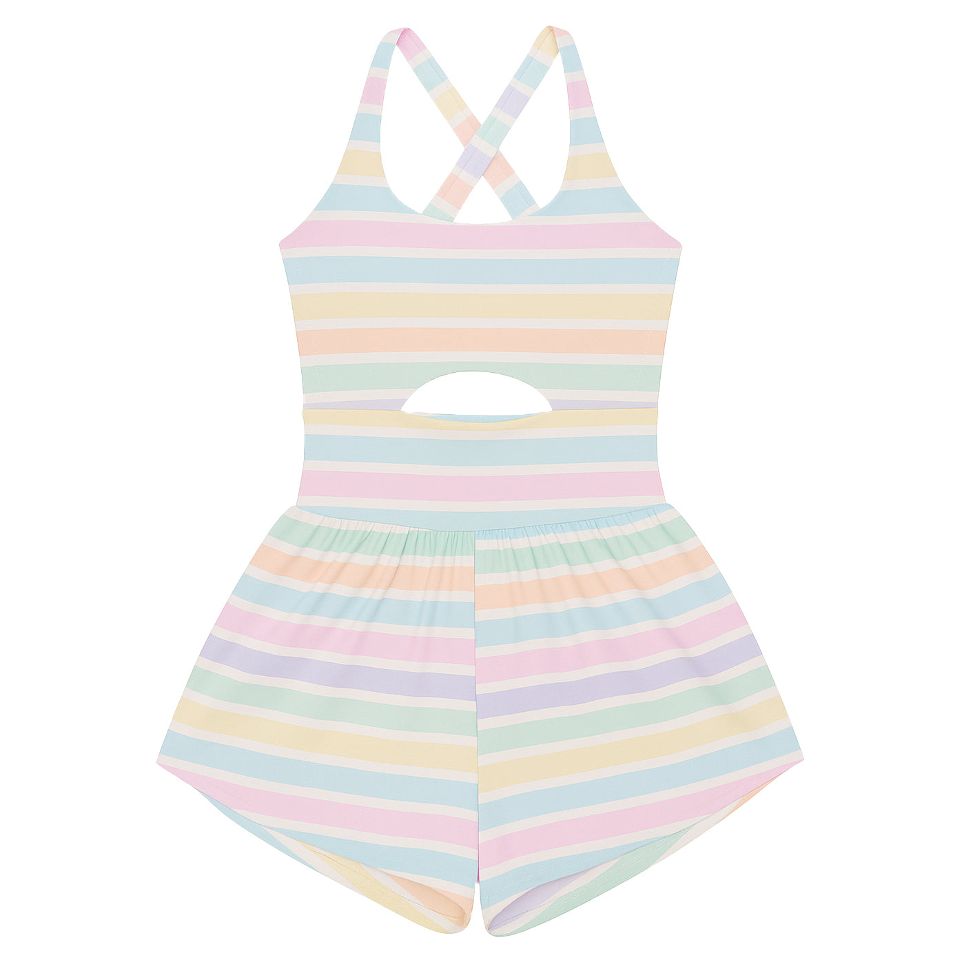 Haddie Romper - Striped