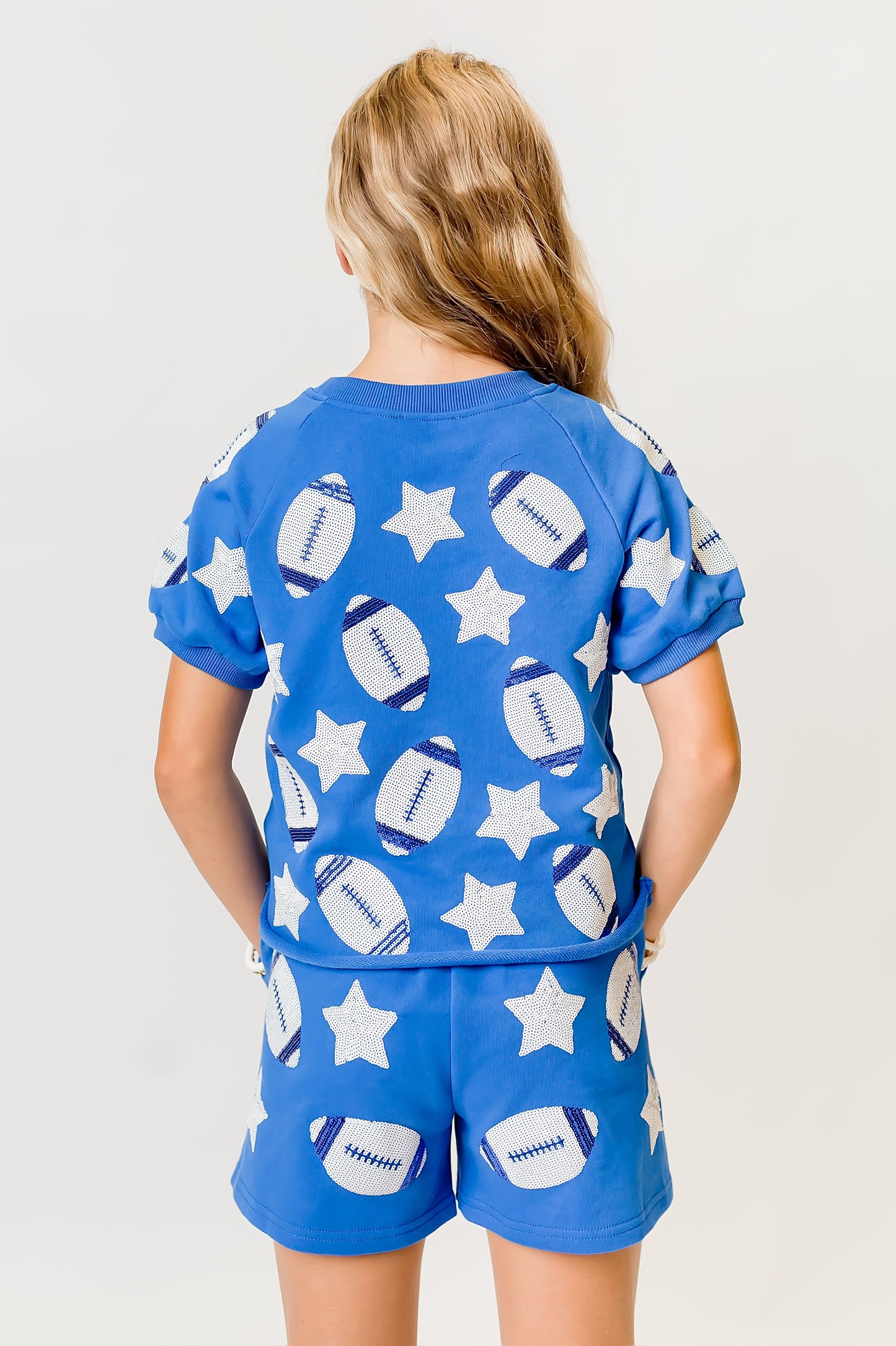 Royal Blue Football Top