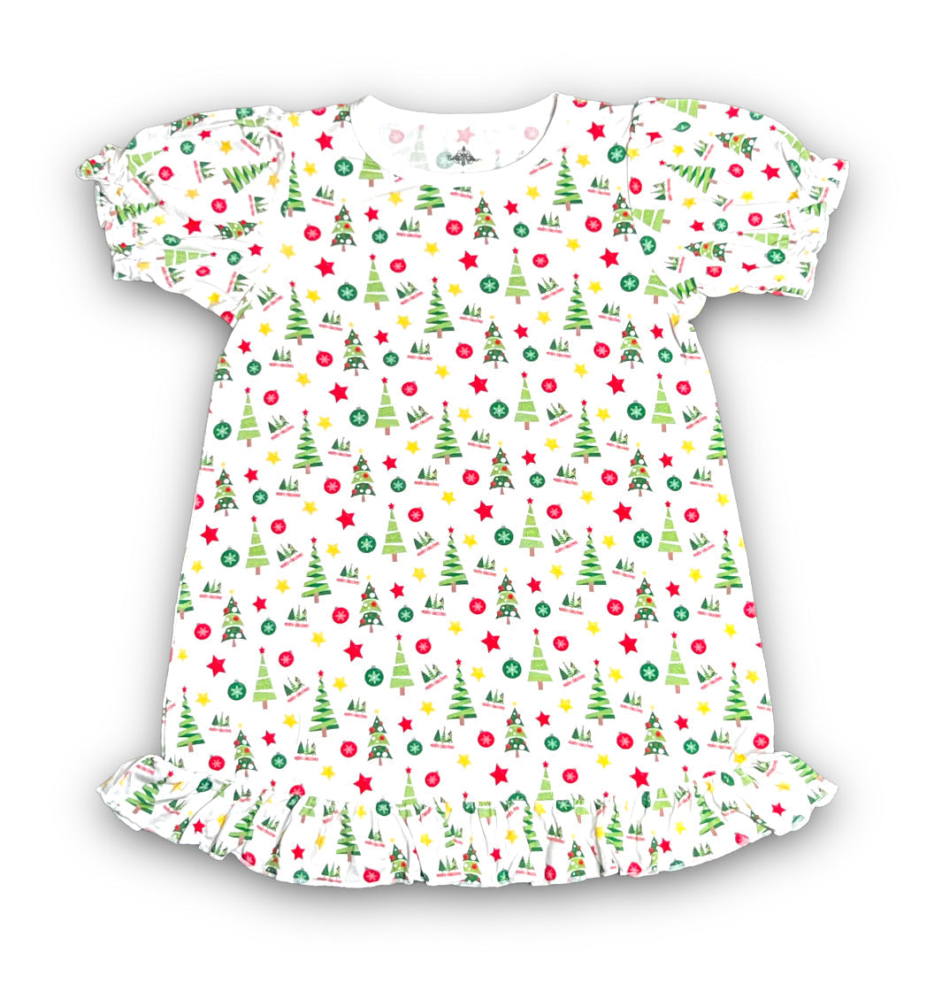 Tree Christmas bamboo play dress front view
