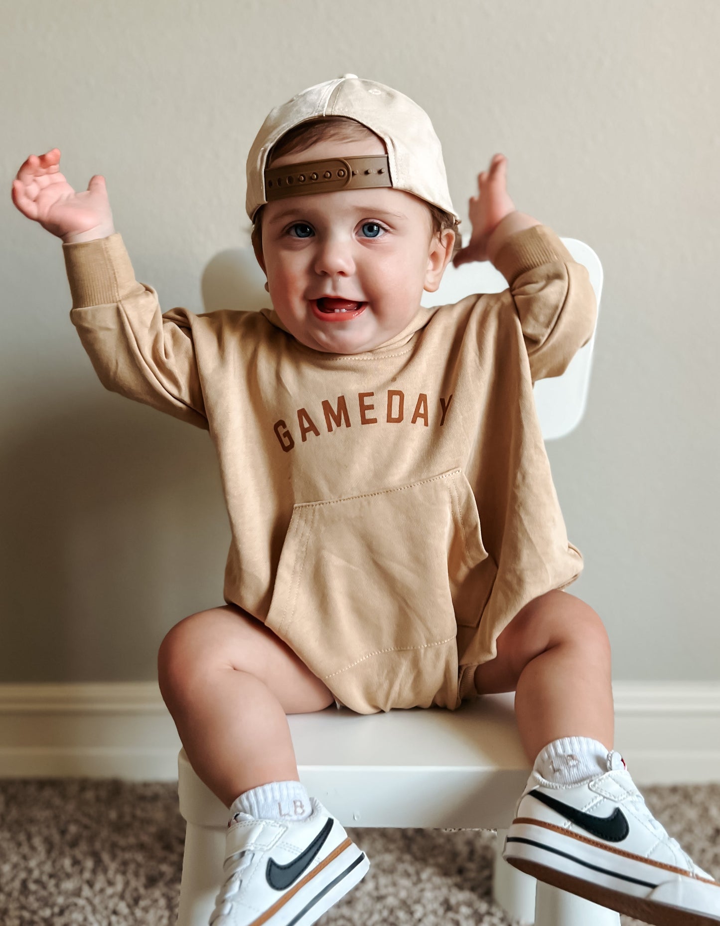Gameday Hooded Sweatshirt Romper