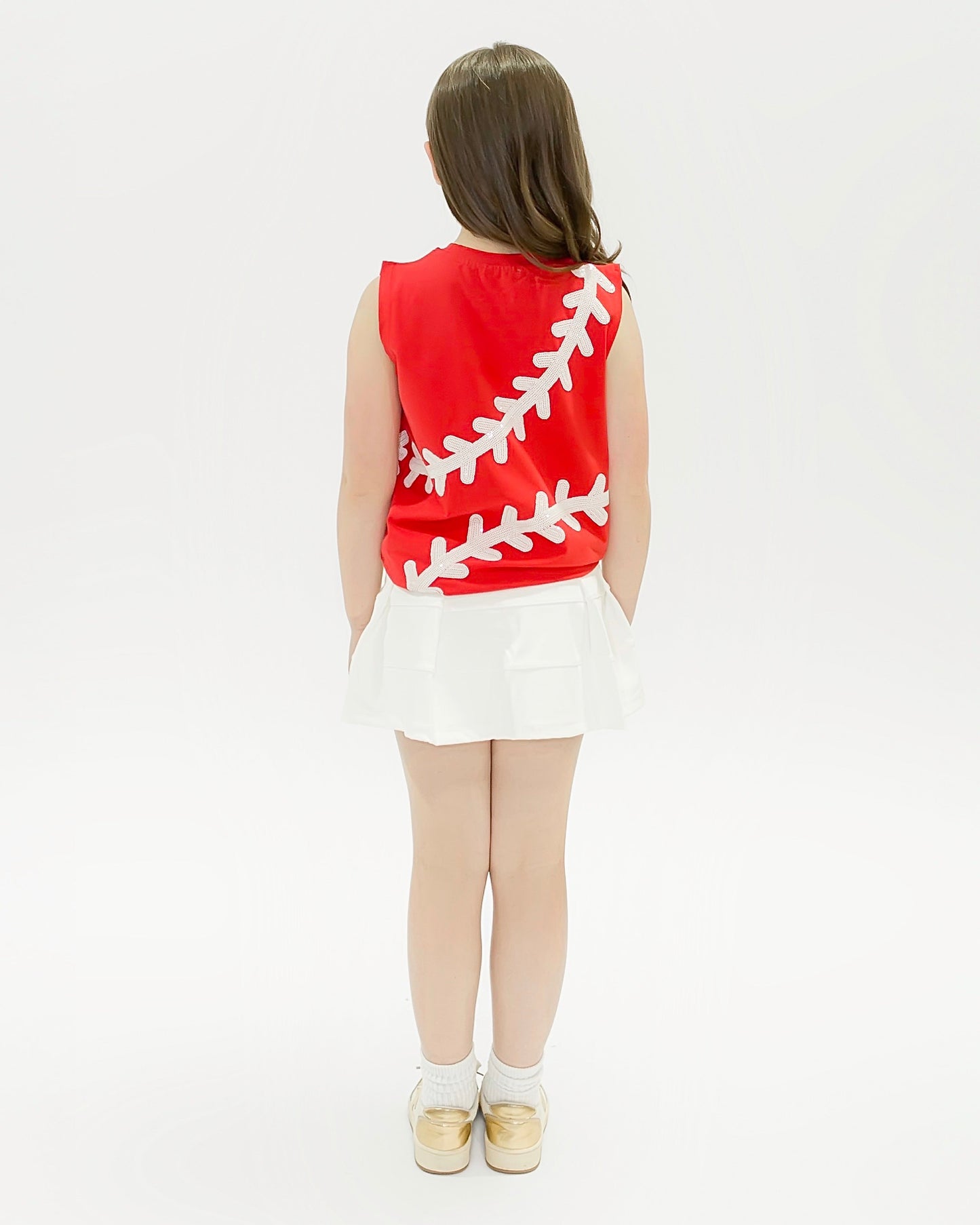 Baseball Red Tank