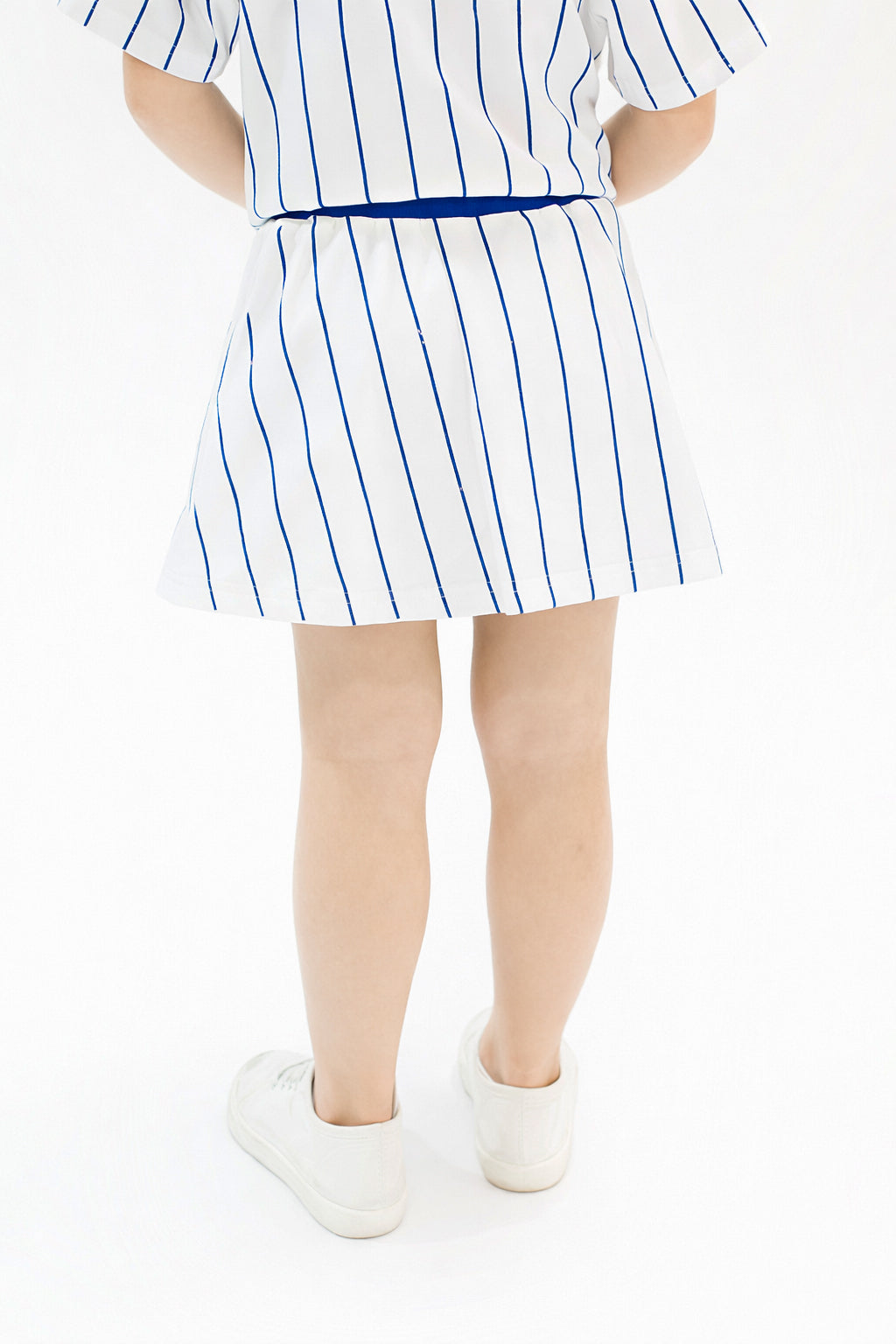 Baseball Royal Blue Striped Skort