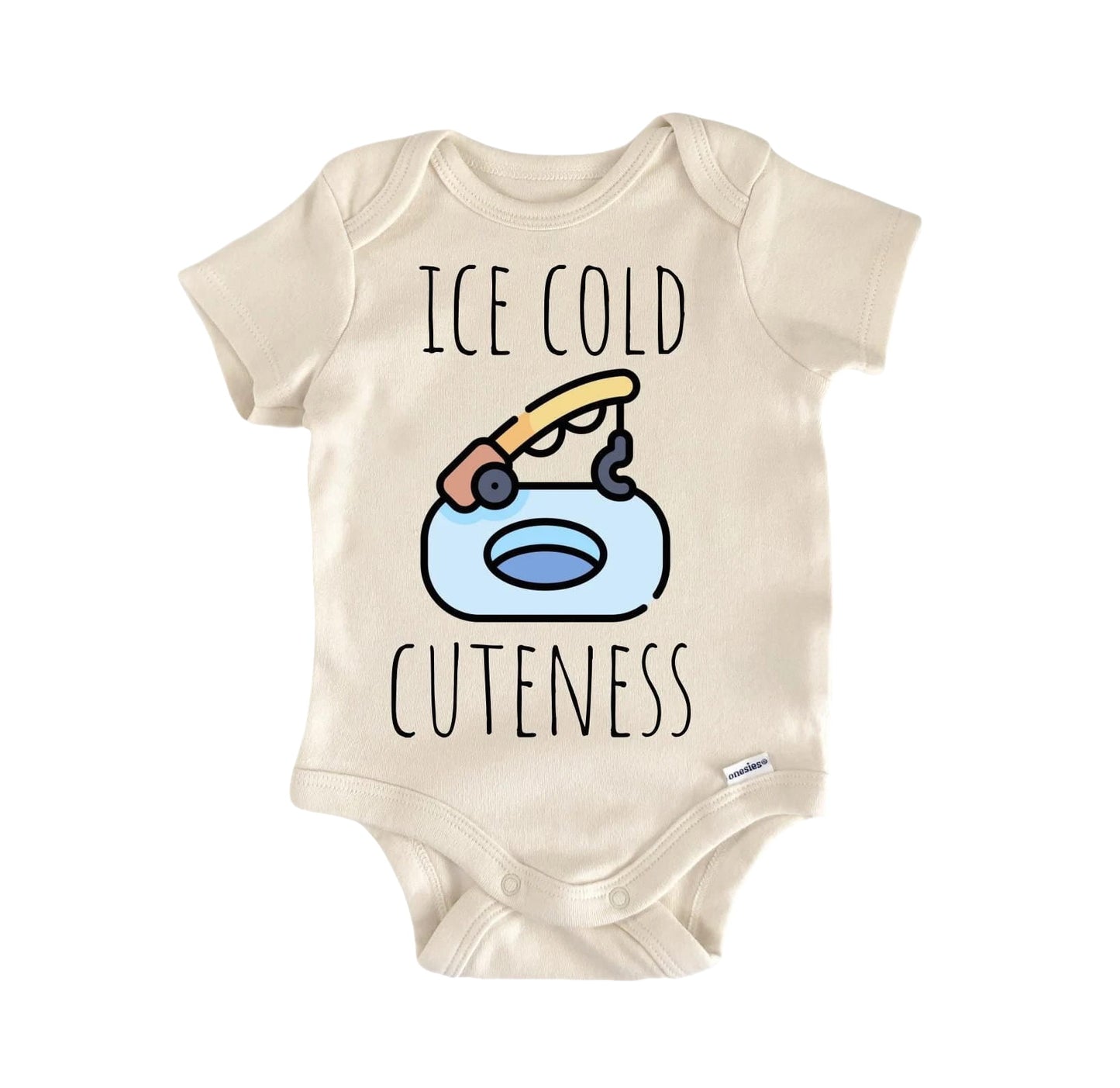 Ice Fishing Newborn Baby Onesie® Onesie®