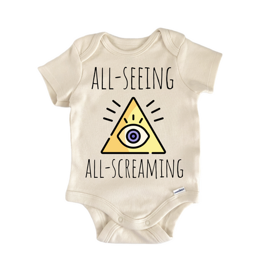 Illuminati Conspiracy Newborn Baby Onesie® Onesie®