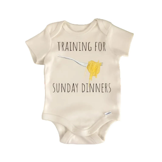 Italian Sunday Dinner Newborn Baby Onesie®