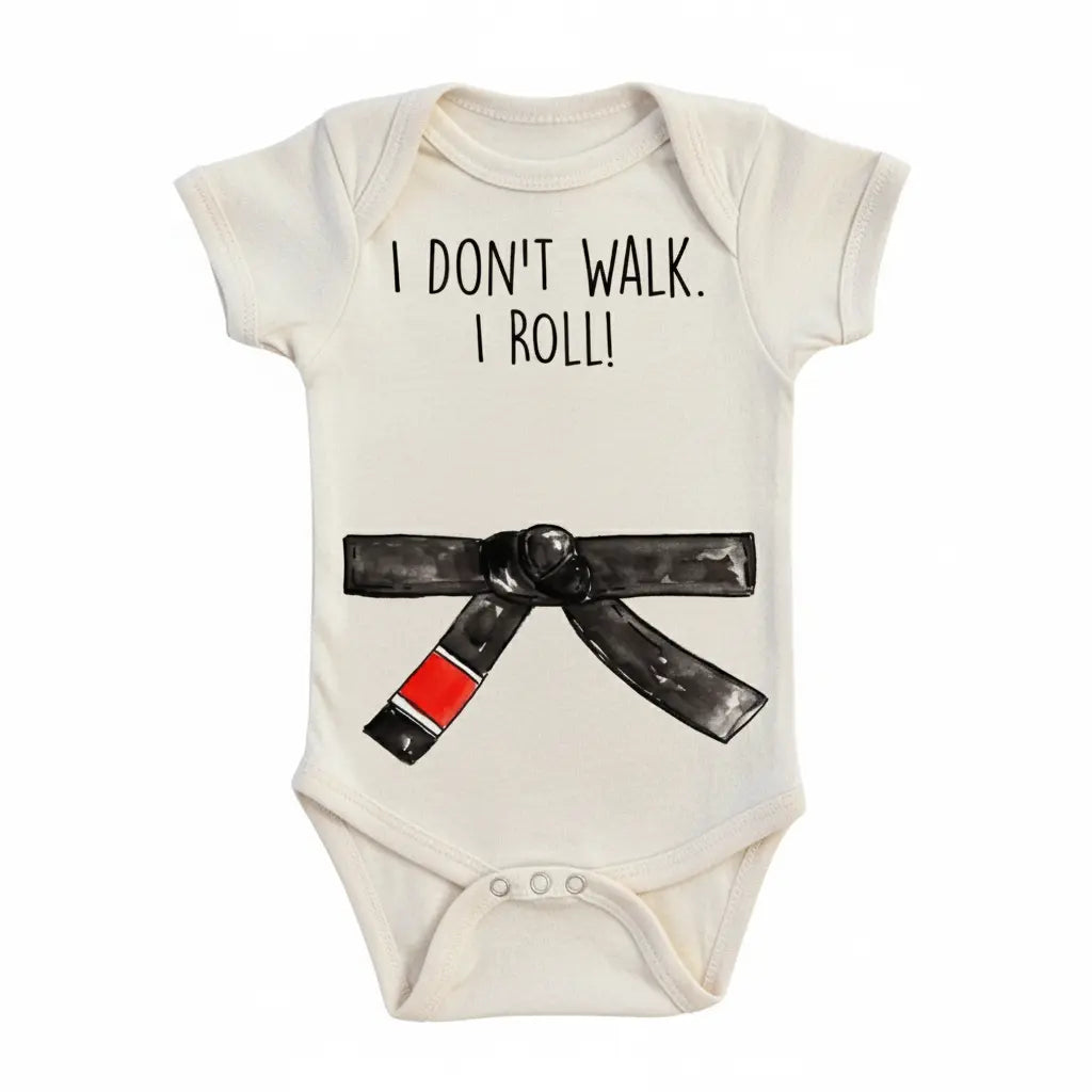 Jiu Jitsu I Roll Newborn Baby Onesie® Onesie®