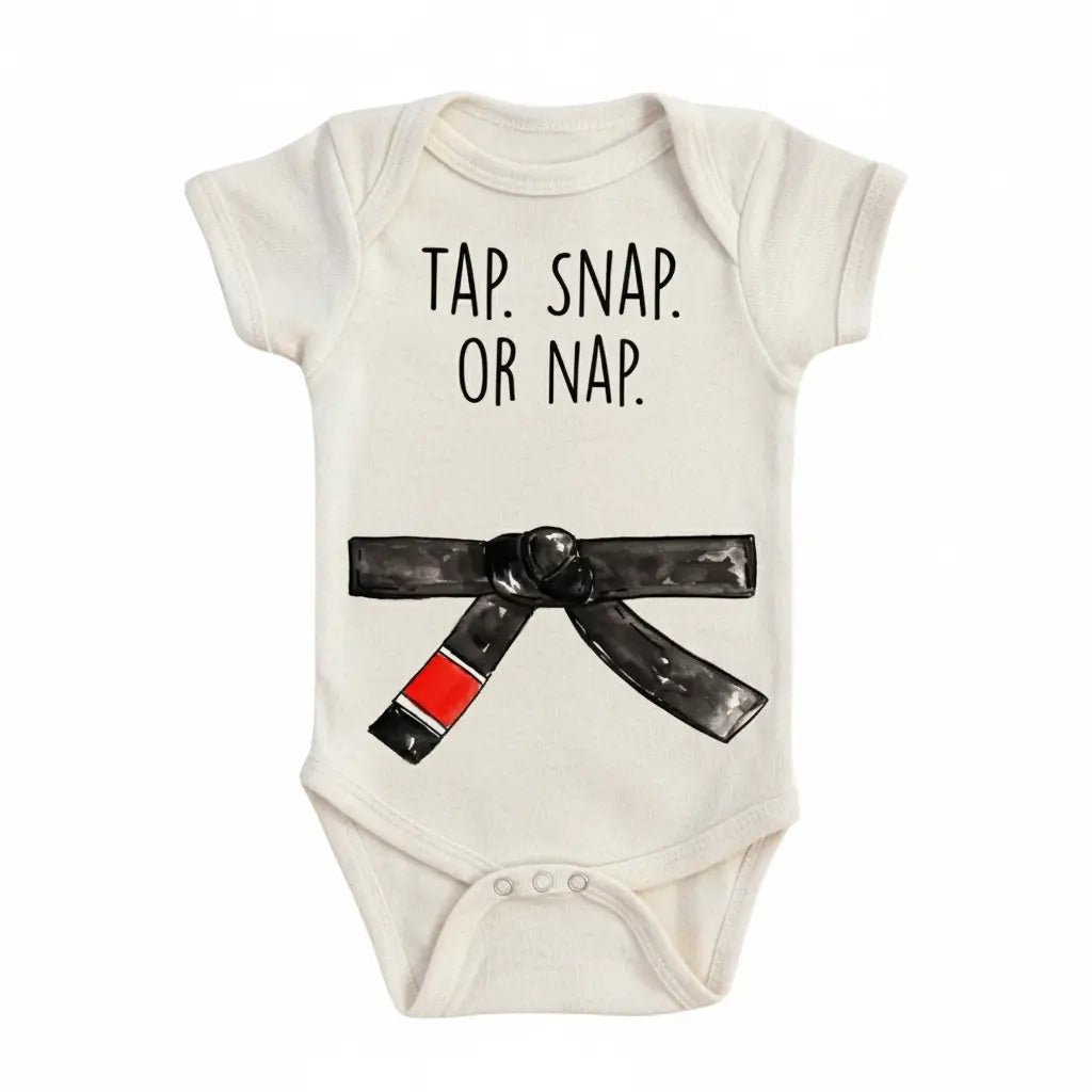 Jiu Jitsu Tap Nap Newborn Baby Onesie® Onesie®