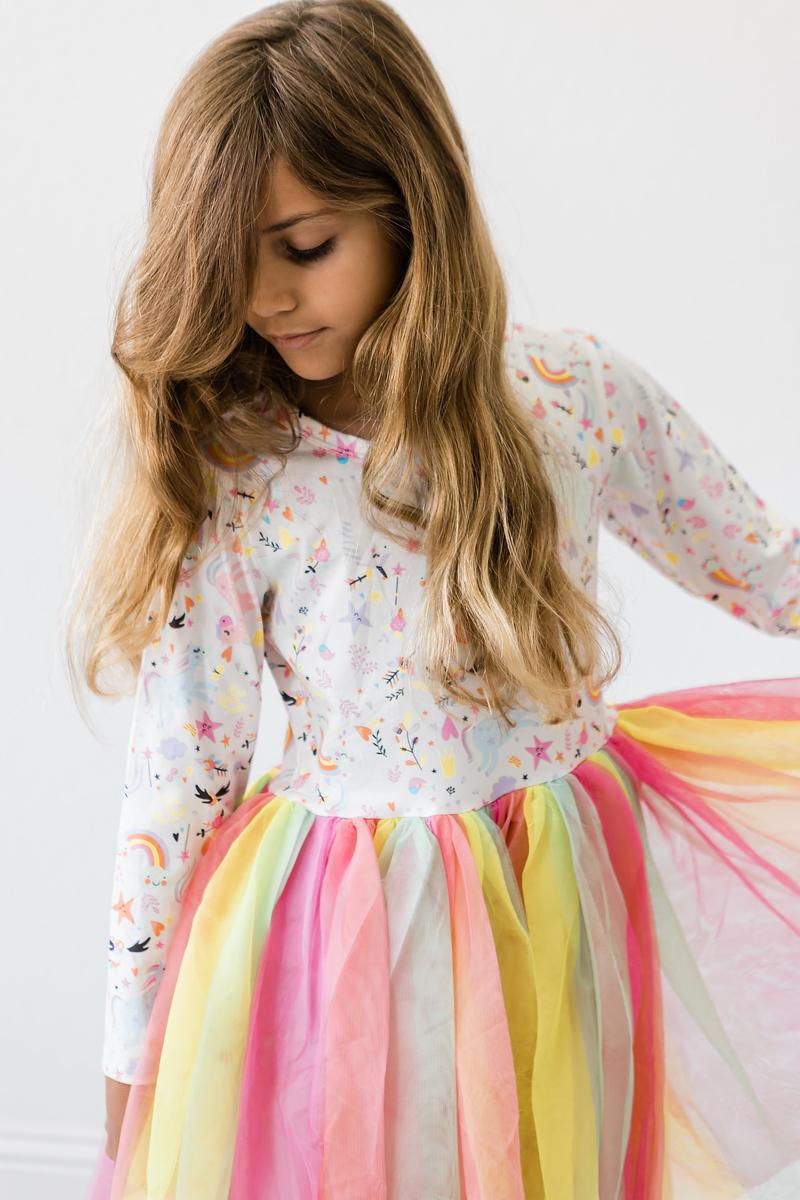 Just Like Magic L/S Tutu Dress tutu dress l/s back view