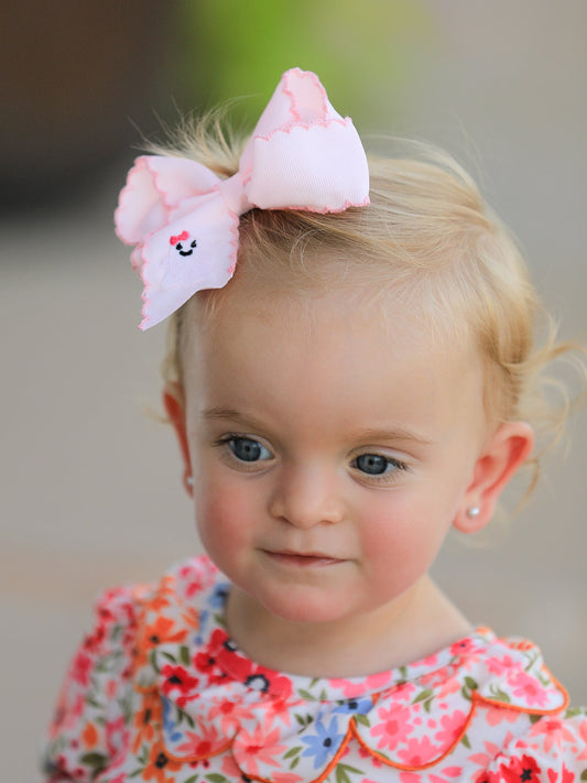 Halloween Ghost Bow Hairpin 3.9 Inch