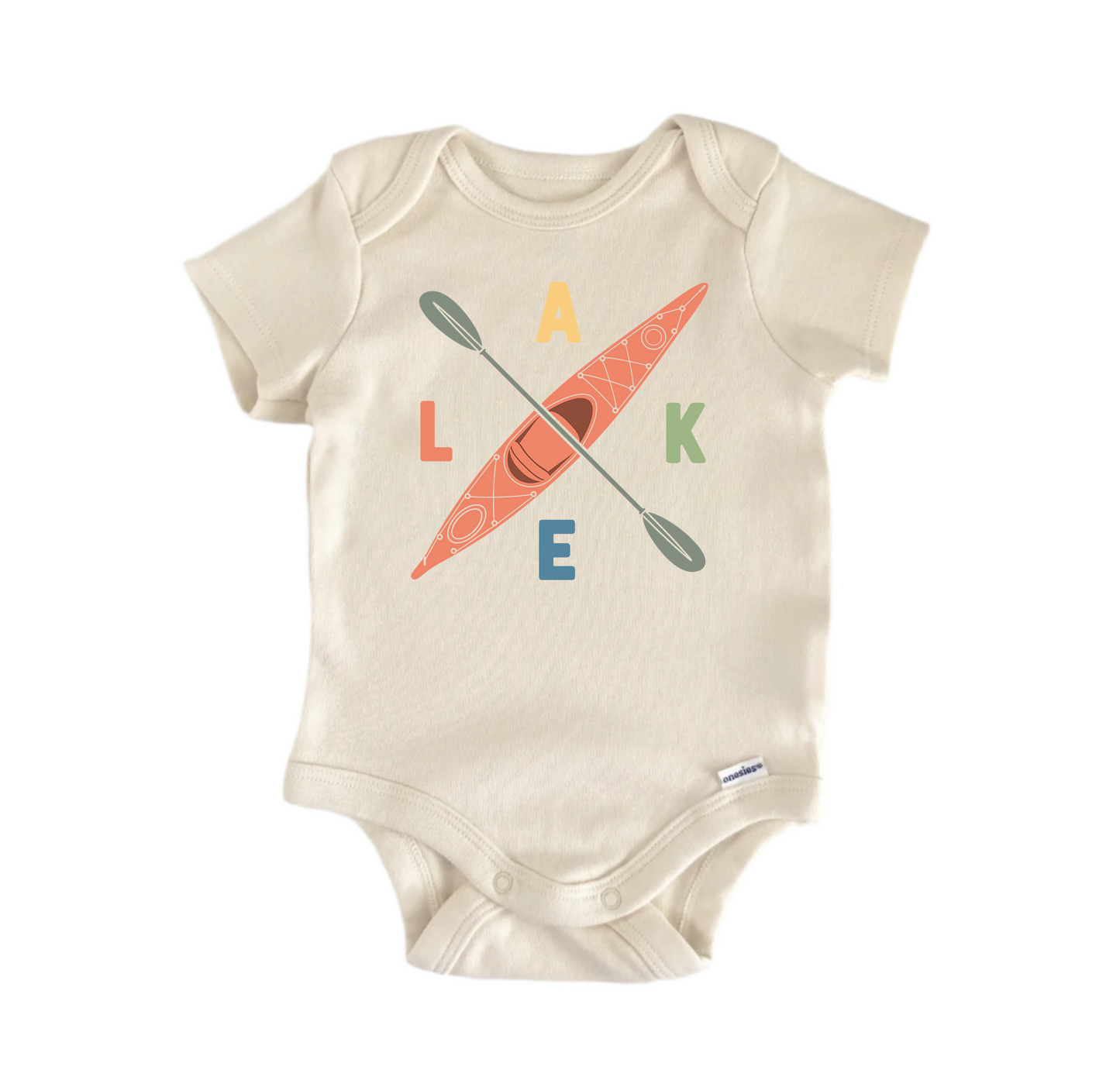Kayak Lake Newborn Baby Onesie® Onesie®