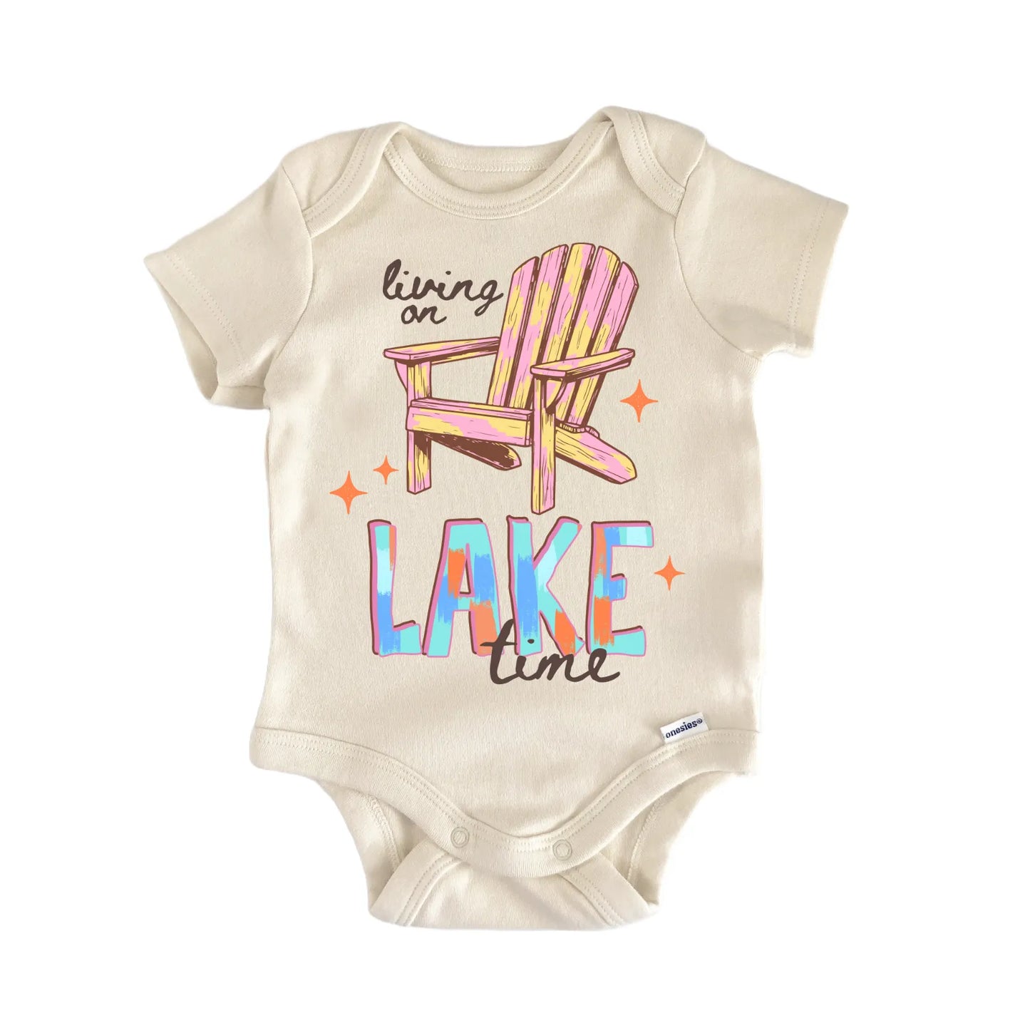 Lake Summer Lake Life Adirondack Baby Gift Baby Bodysuit