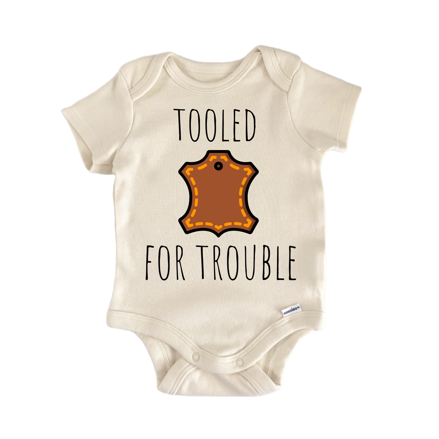 Leather Leatherworker Newborn Baby Onesie® Onesie®