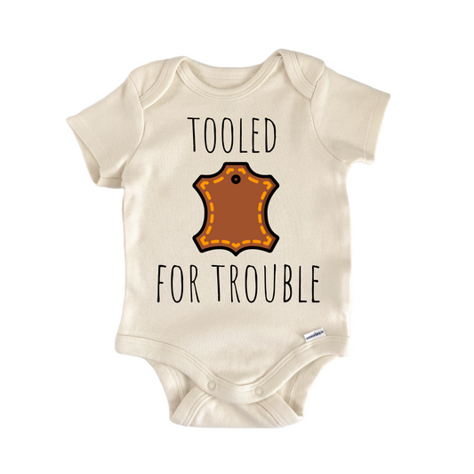 Leather Leatherworker Newborn Baby Onesie® Onesie®