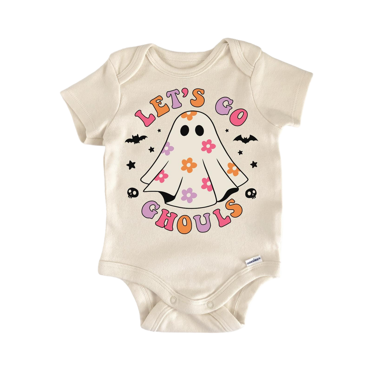 Lets Go Ghouls Halloween Newborn Baby Onesie® Onesie®