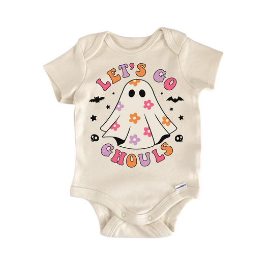 Lets Go Ghouls Halloween Newborn Baby Onesie® Onesie®