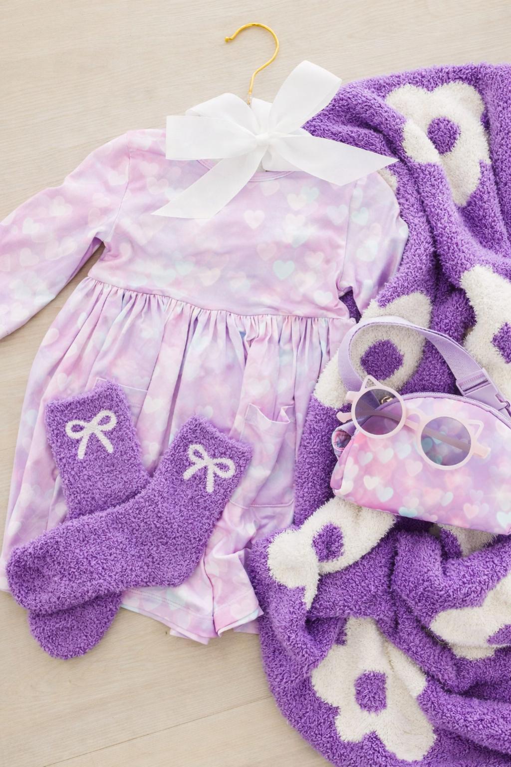 Lilac Cozy Socks
