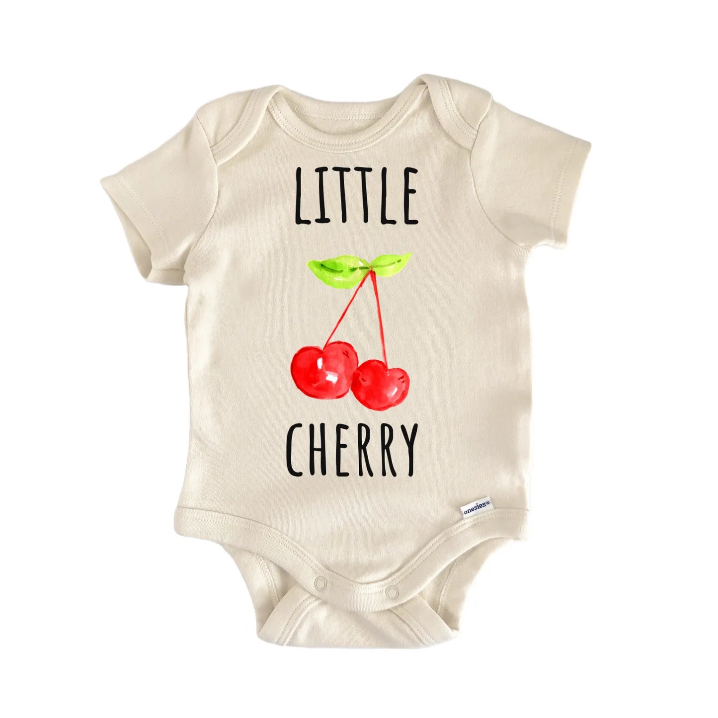 Little Cherry Fruit Cherries Baby Gift Baby Bodysuit