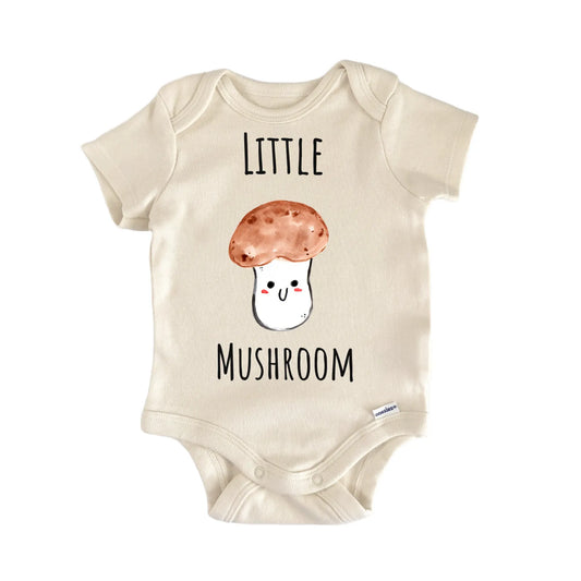 Little Mushroom Fungi Cottagecore Infant Gift Baby Bodysuit