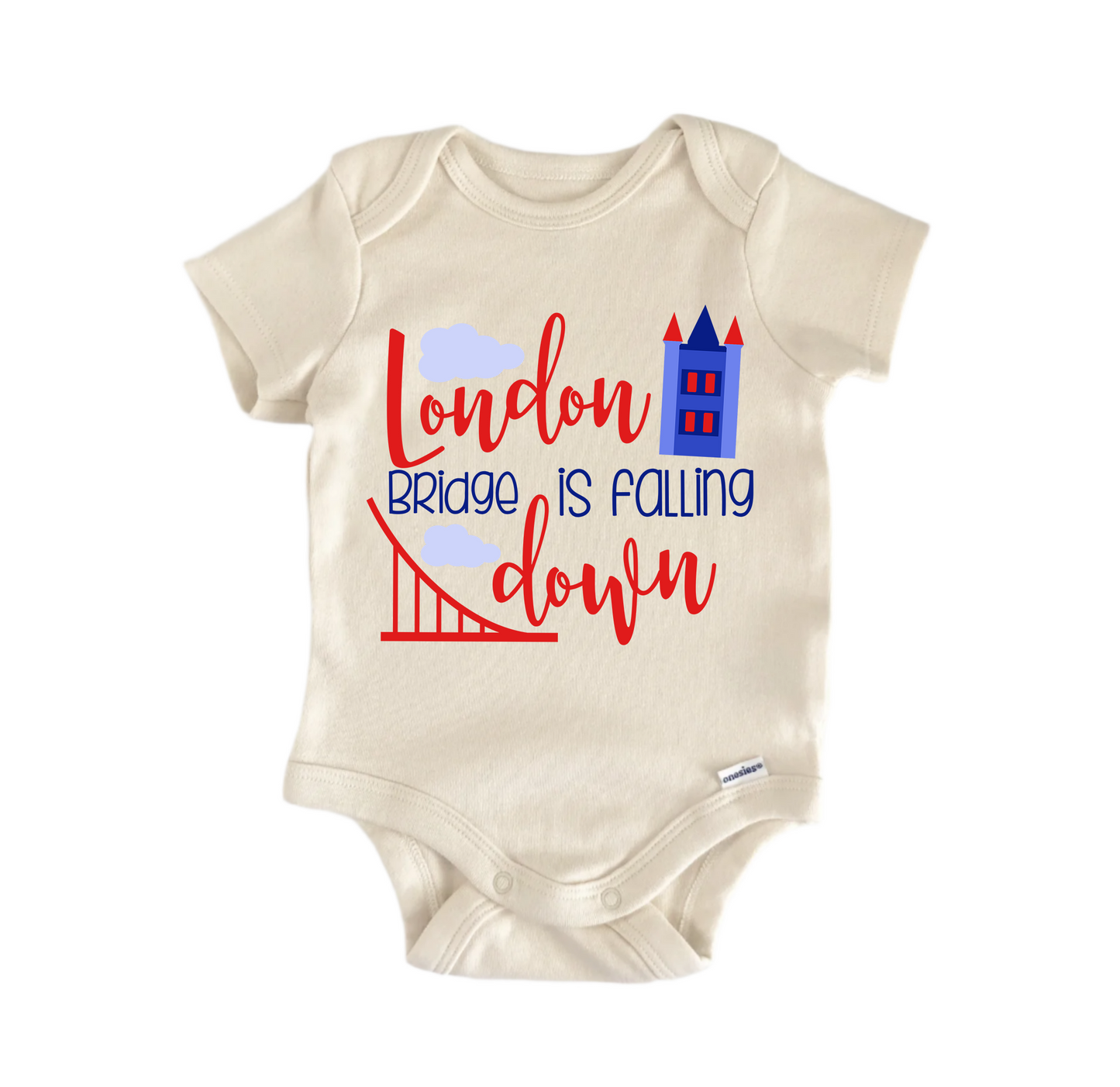 London Bridge Is Falling Newborn Baby Onesie® Onesie®