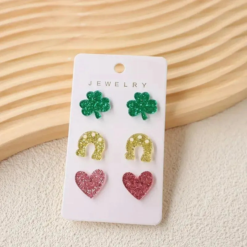 Luck of the Irish Earring Set - 3 Pair