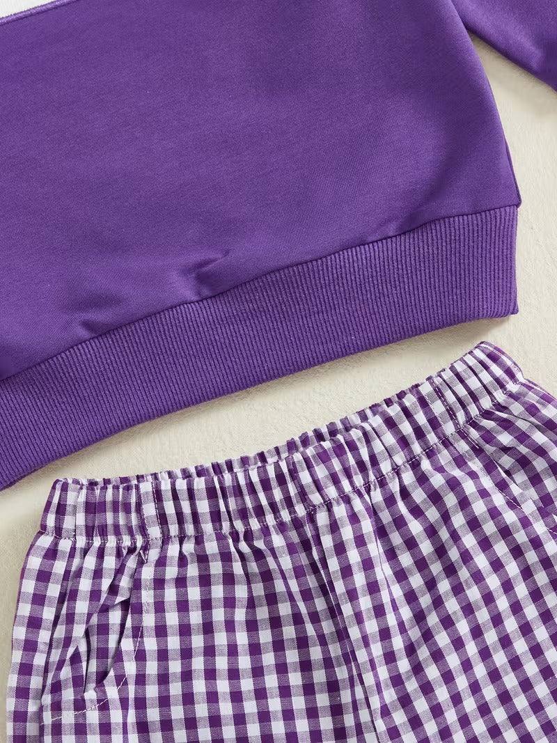 Mardi Gras Boys' Carnival Outfit Set styling detail
