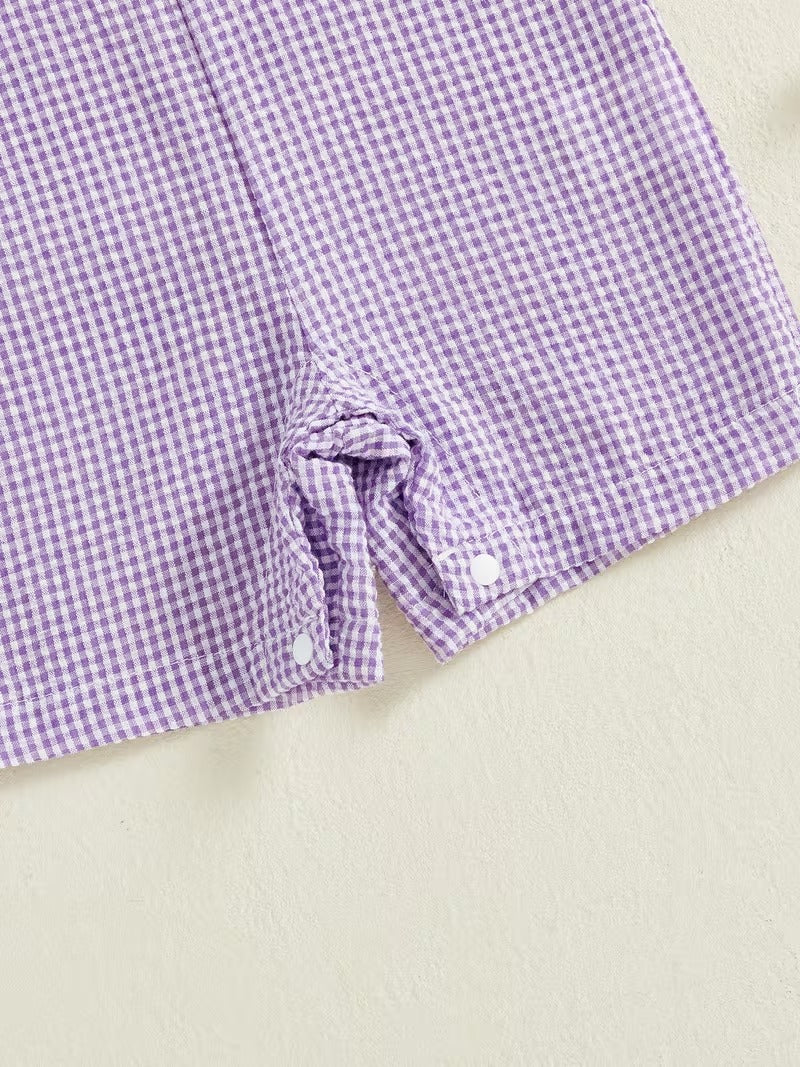 Mardi Gras Gator Romper – Little Reveler Edition