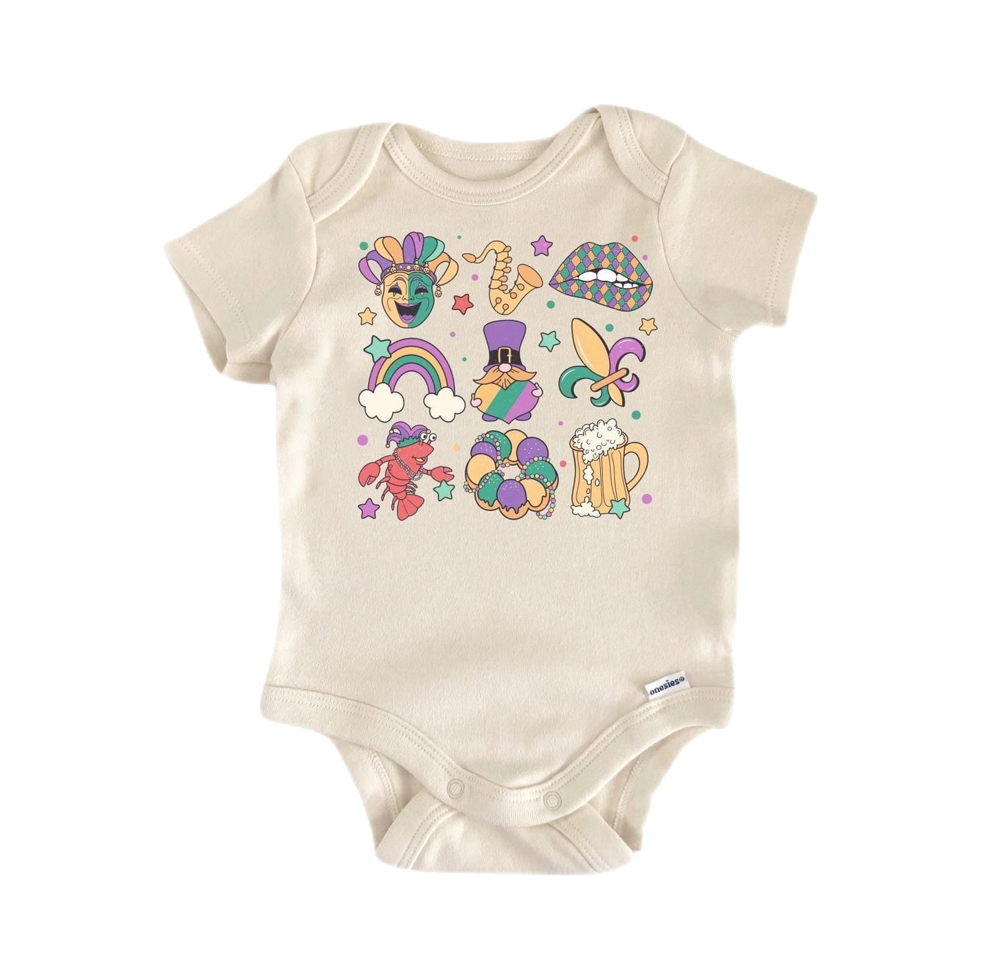 Mardi Gras Newborn Baby Onesie® Onesie®