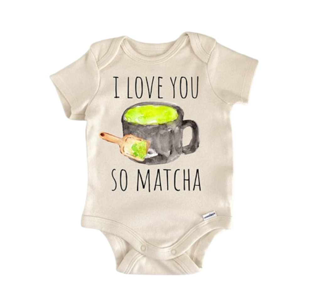 Matcha Green Tea Coffee Newborn Baby Onesie® Onesie®