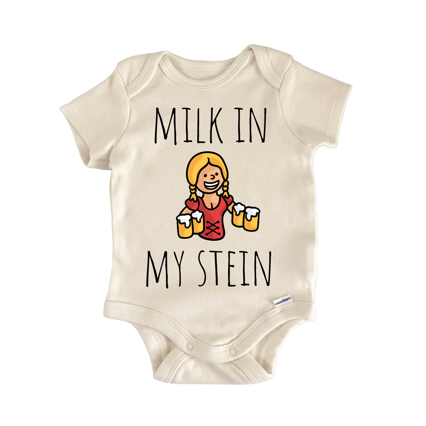 Milk Stein Oktoberfest Newborn Baby Onesie® Onesie®