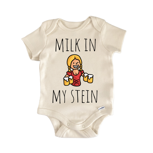 Milk Stein Oktoberfest Newborn Baby Onesie® Onesie®