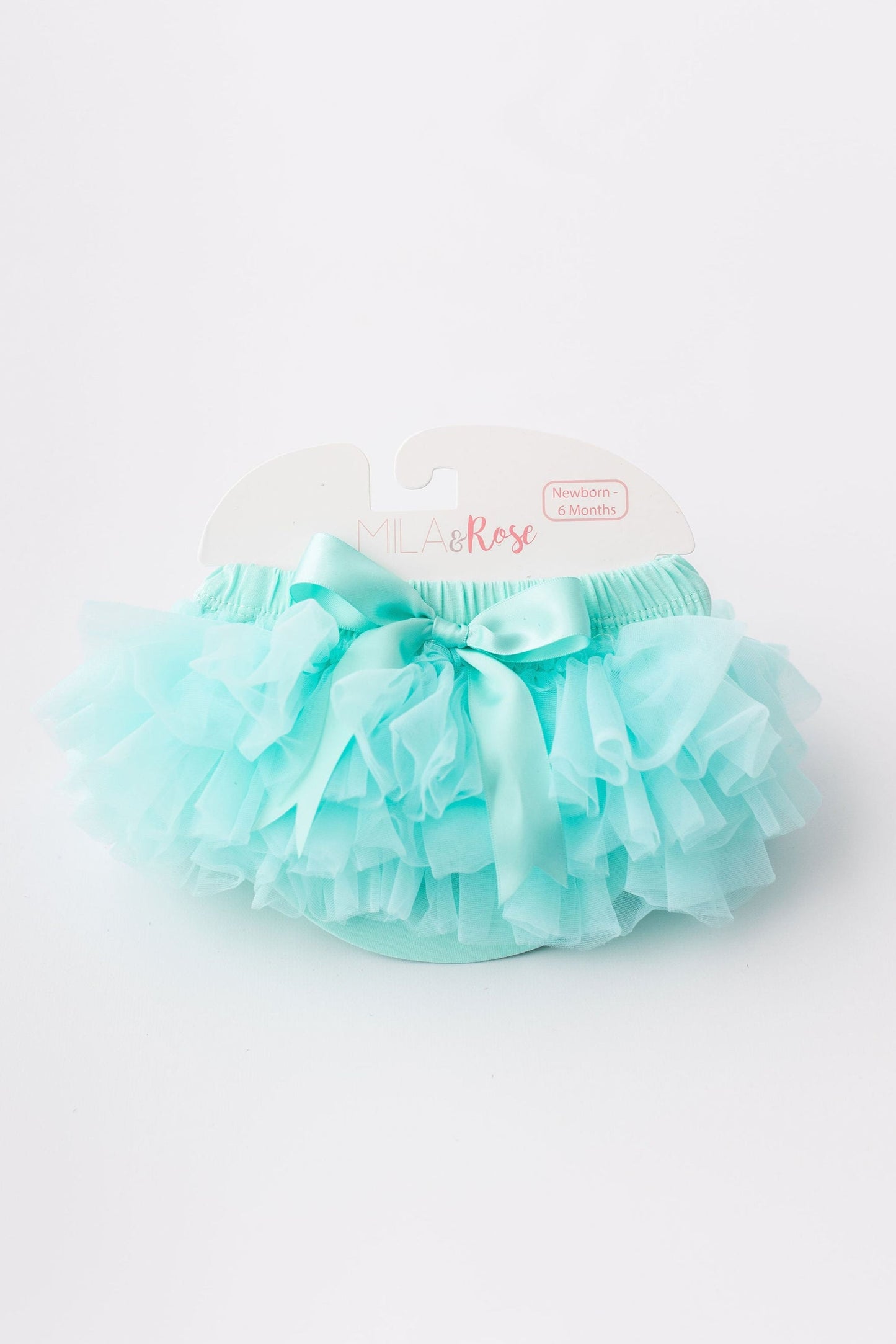 Mint Ruffle Tutu Bloomer - front view