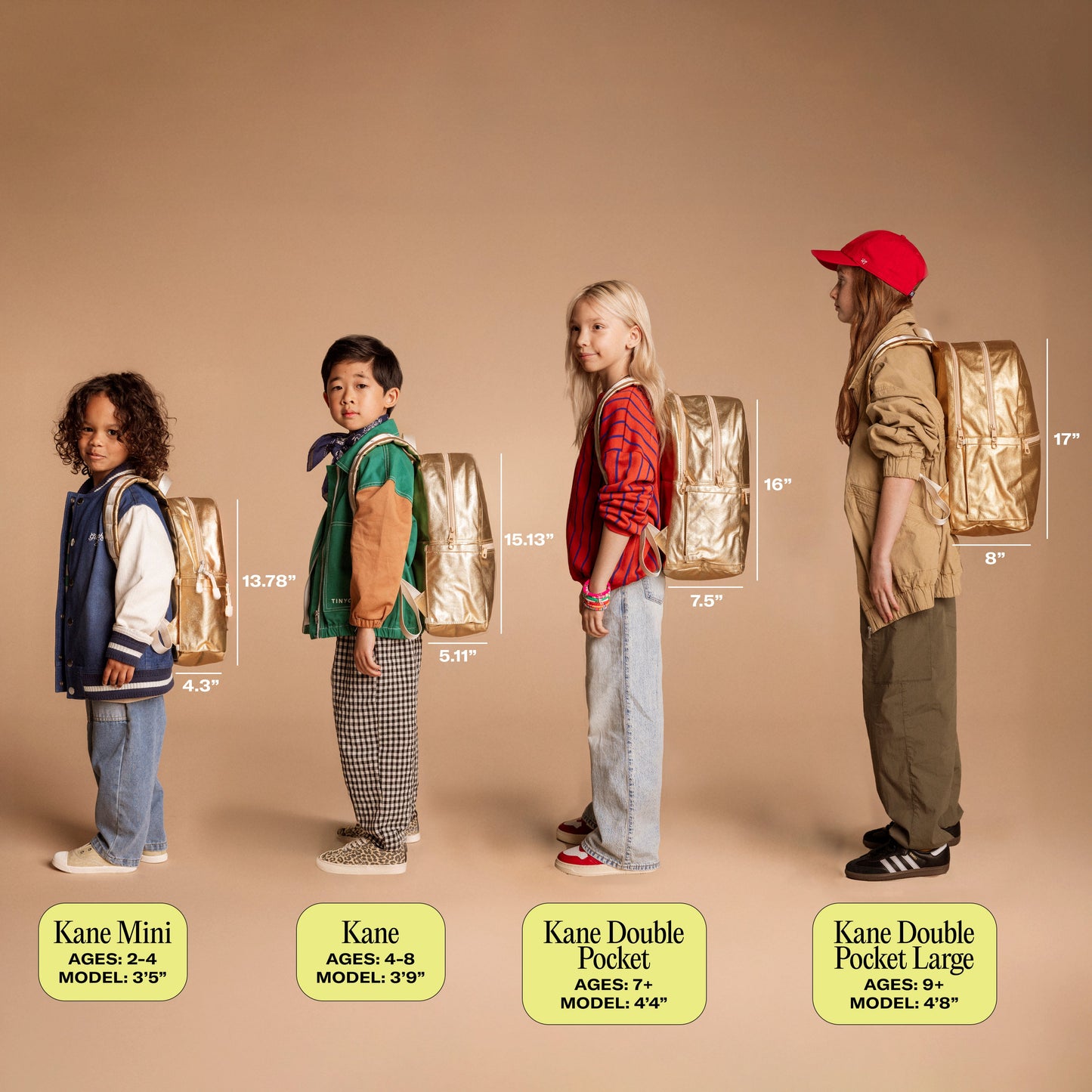Kane Double Pocket Large Backpack