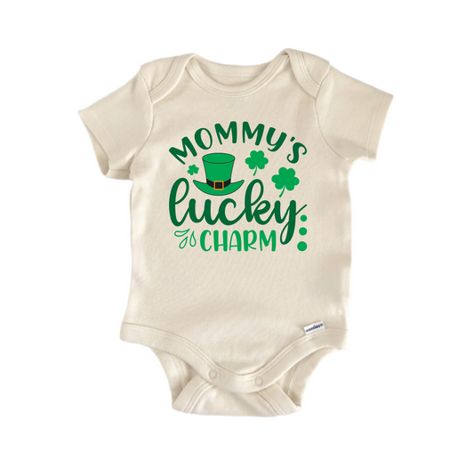 Mommy's Lucky Charm St. Newborn Baby Onesie® Onesie®