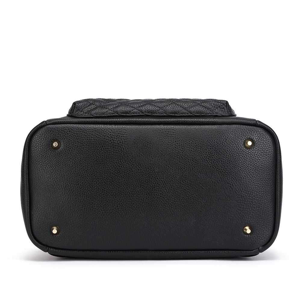 Monaco Diaper Bag | Ebony Black