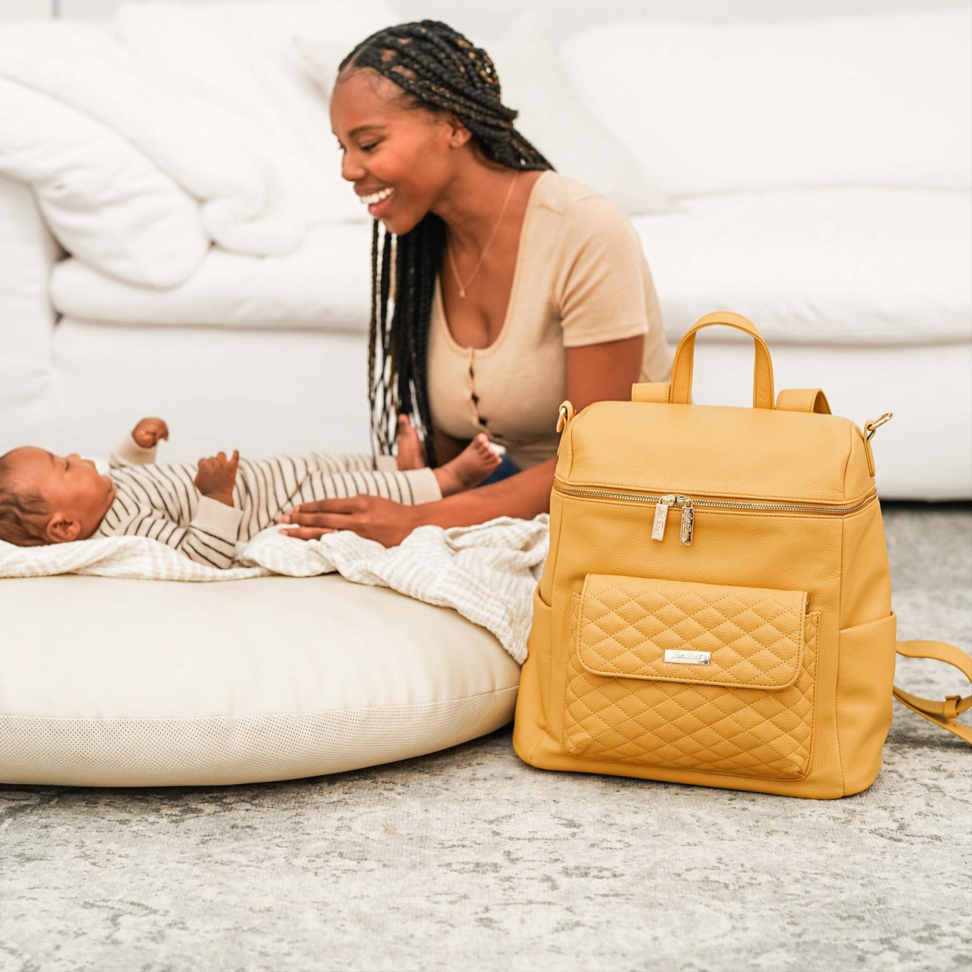 Monaco Diaper Bag | Honey