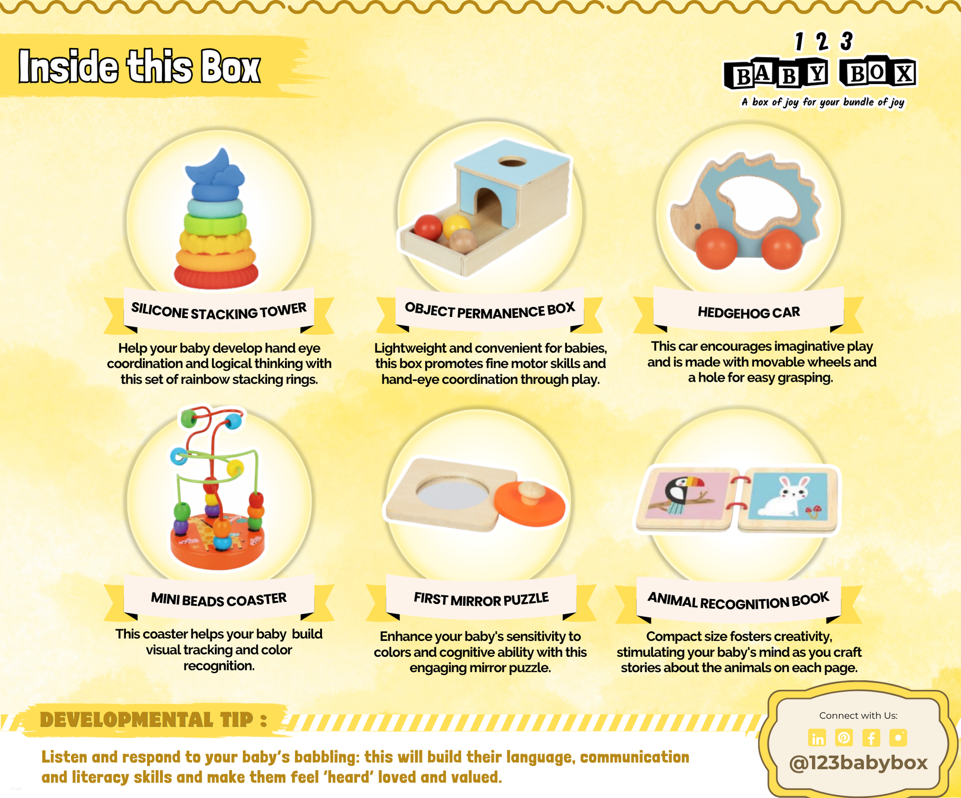 Montessori Educational Box (5-6 Months) detail view