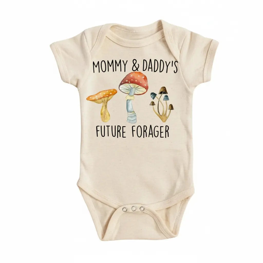 Mushroom Forager Newborn Baby Onesie® Onesie®