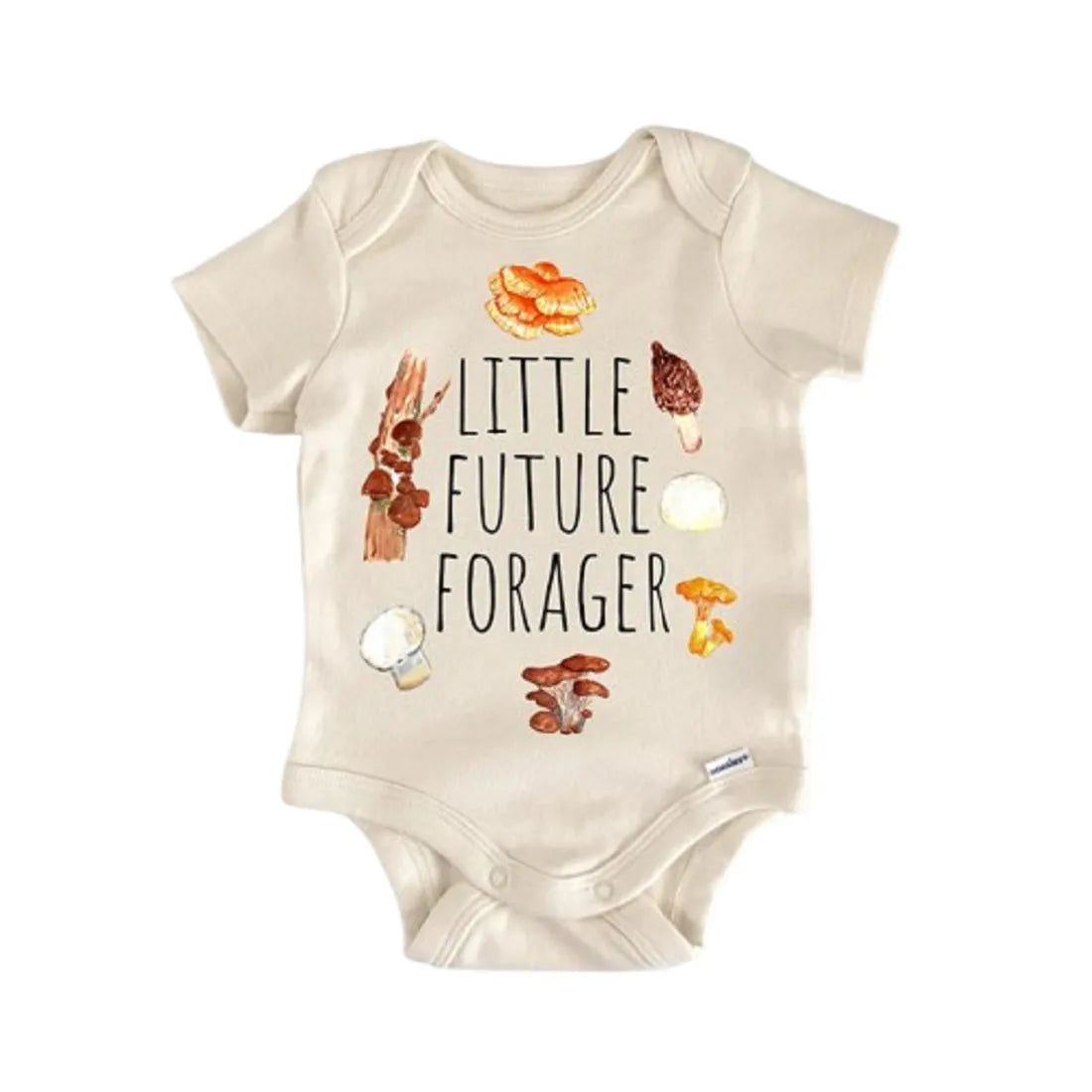 Mushroom Fungi Forager Newborn Baby Onesie® Onesie®