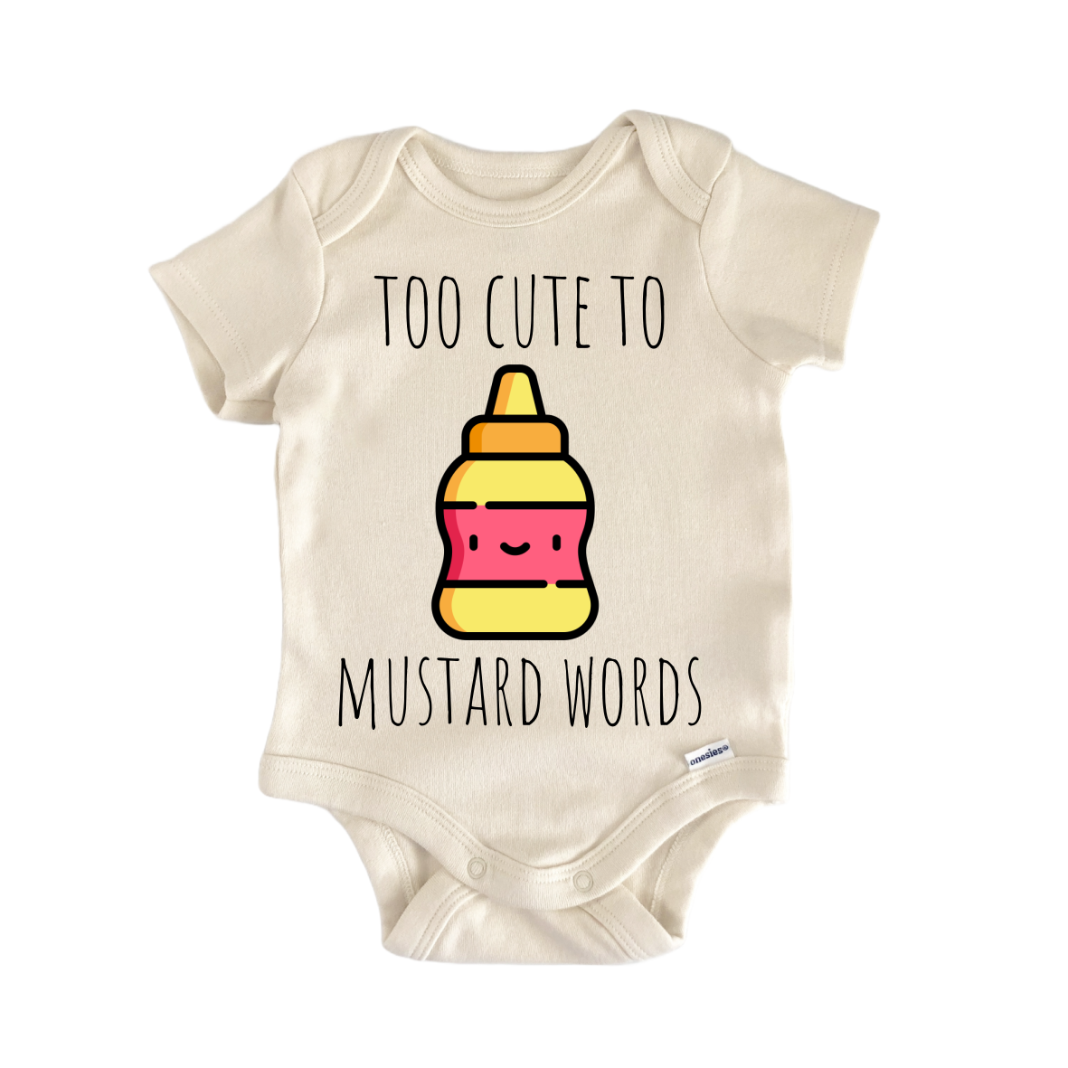 Mustard Condiment Newborn Baby Onesie® Onesie®