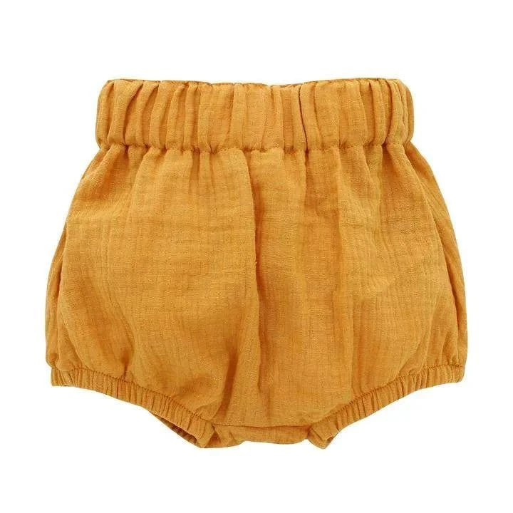 Mustard  Muslin Cotton Bloomers